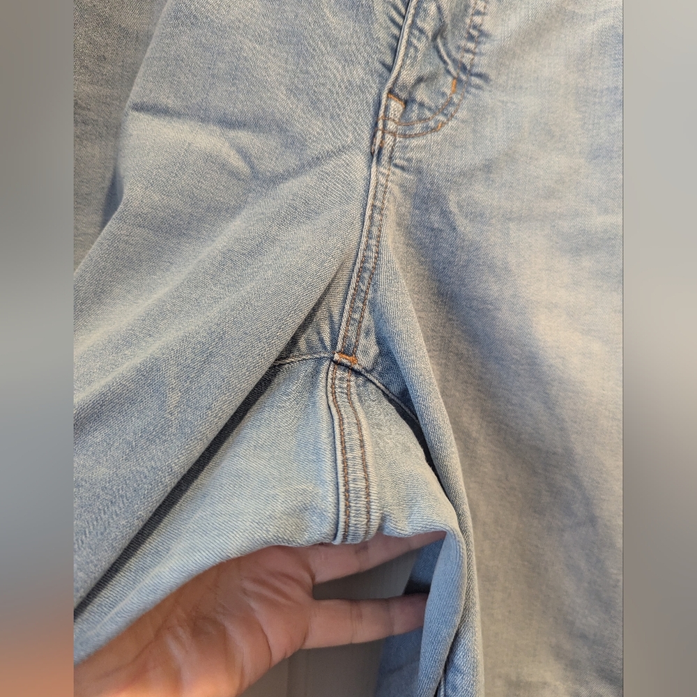 Madewell Midrise Stovepipe Stonewash Blue Denim Jeans Size 20W GUC - Picture 5 of 16